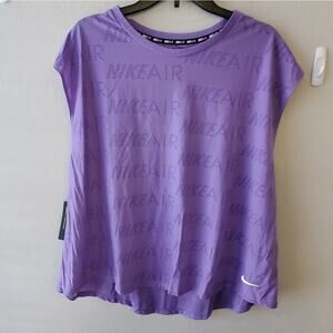 Nike Purple Running Active Athletic Logo‎ Shirt Plus Size 2X NEW!!!!
